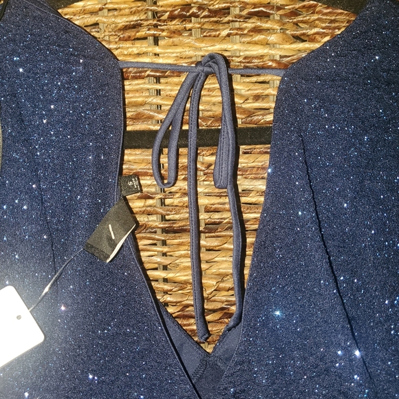 Windsor blue sequin dress- never worn - Picture 4 of 7